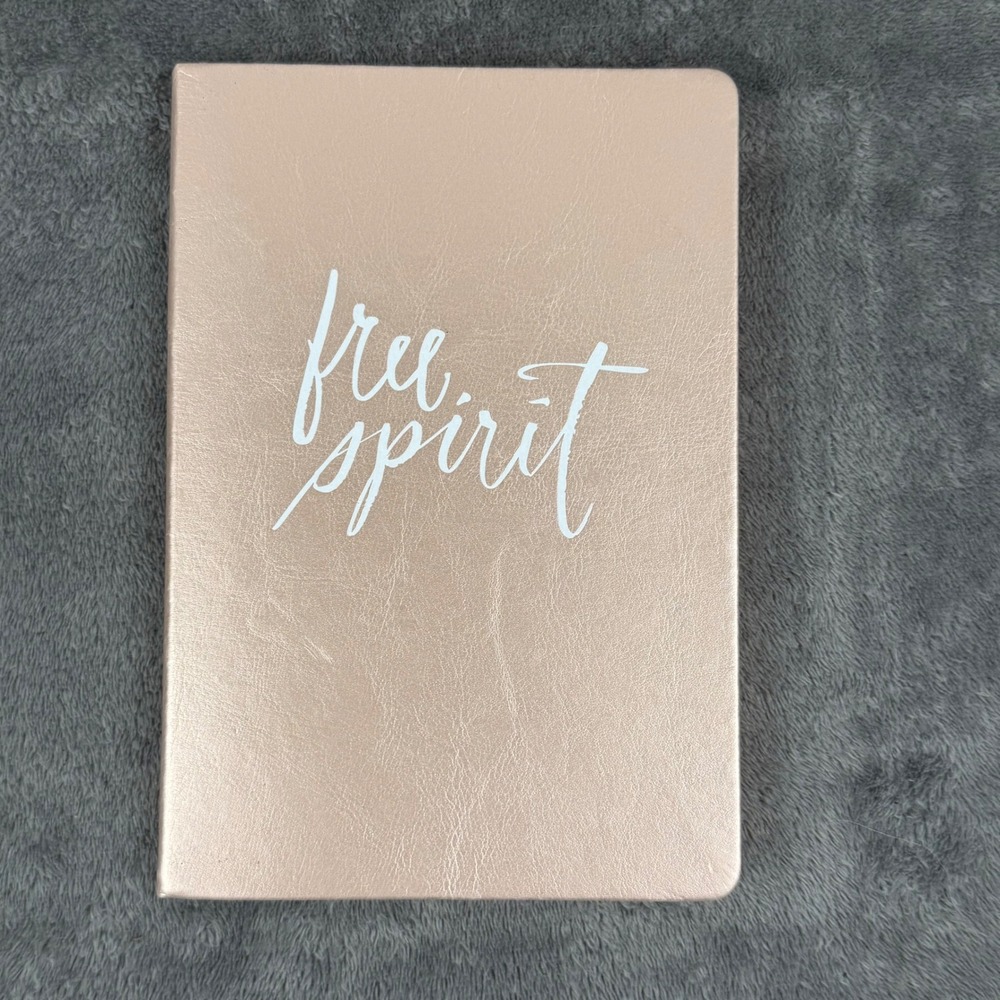 Fringe Studio Journal Rose Gold Free Spirit Metallic Lined Notebook NEW